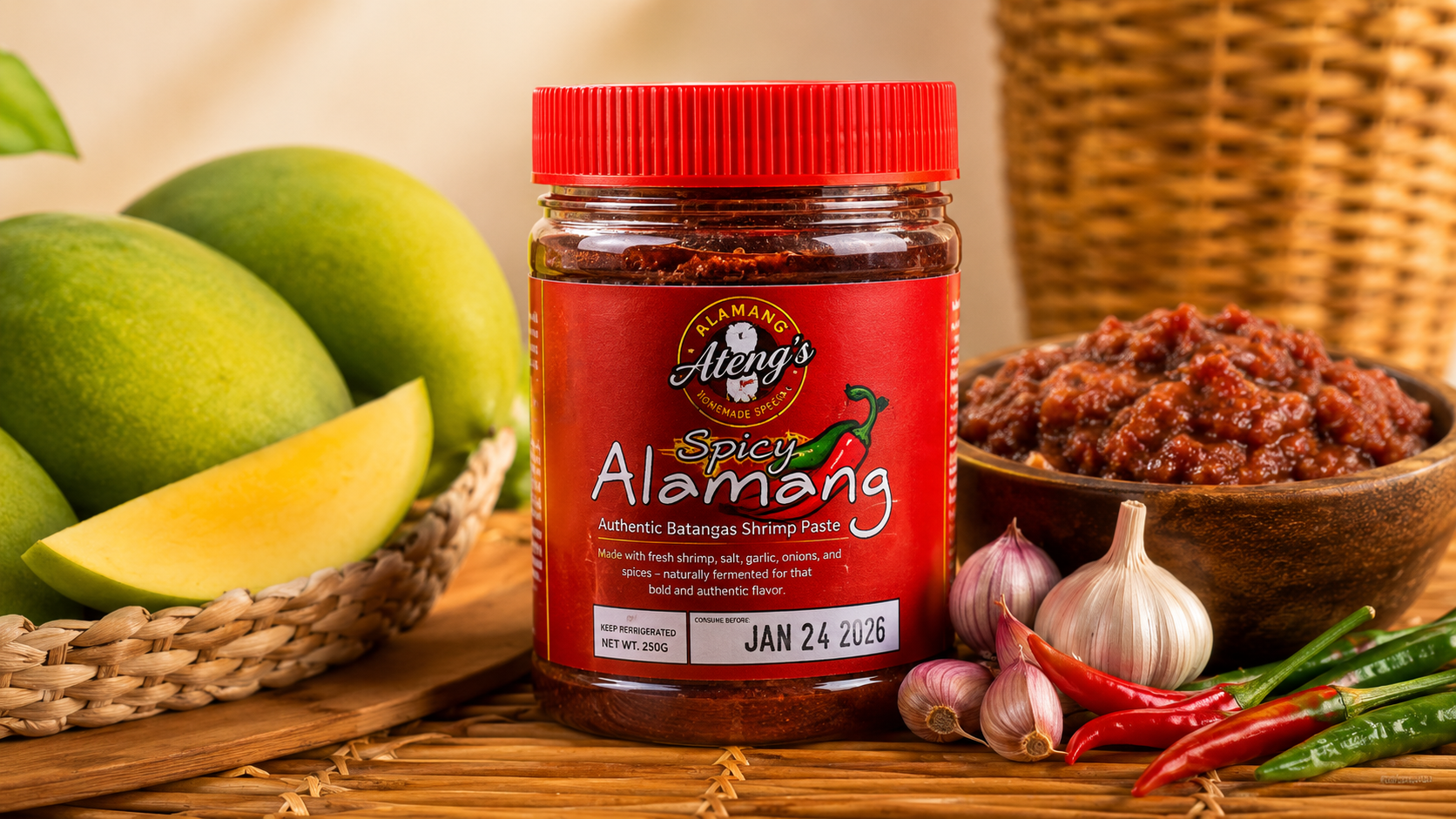 Ateng's Alamang authentic Batangas shrimp paste